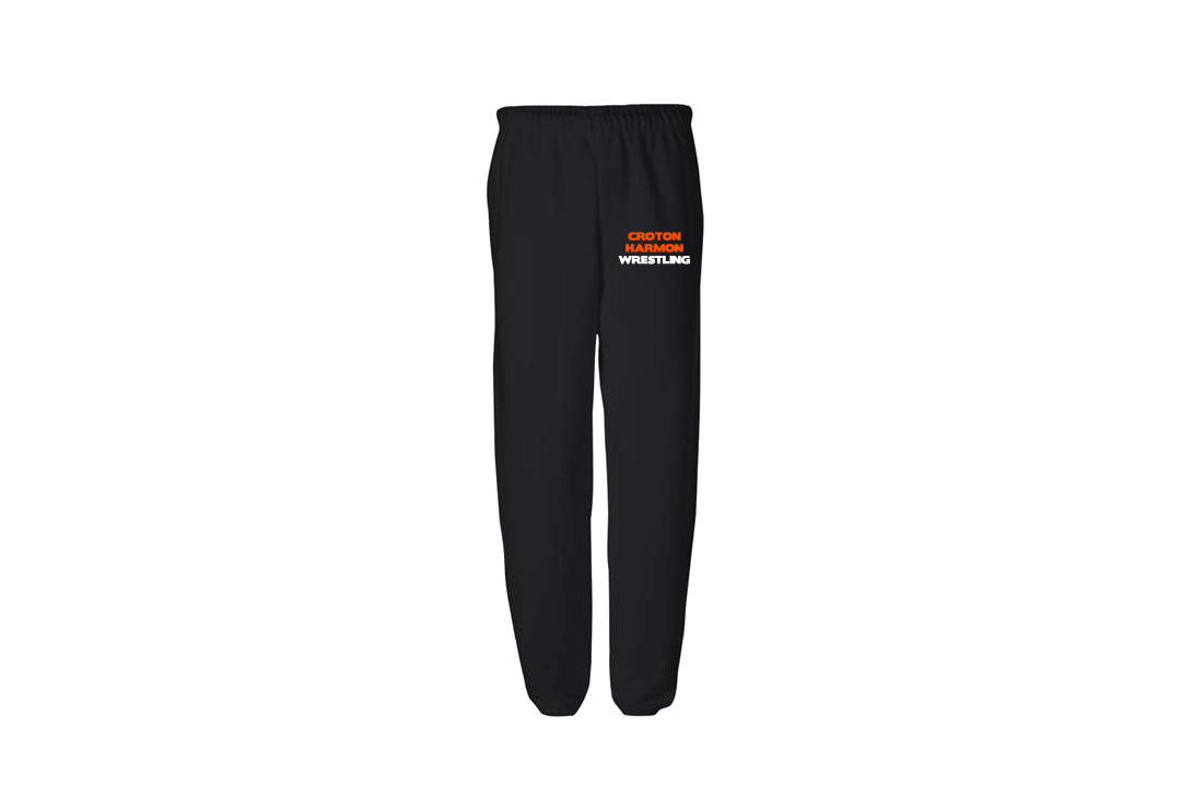 Croton Harmon Wrestling Cotton Sweatpants - Black
