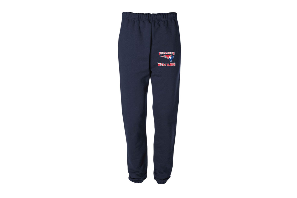 Secaucus Rec Wrestling Cotton Sweatpants - Navy