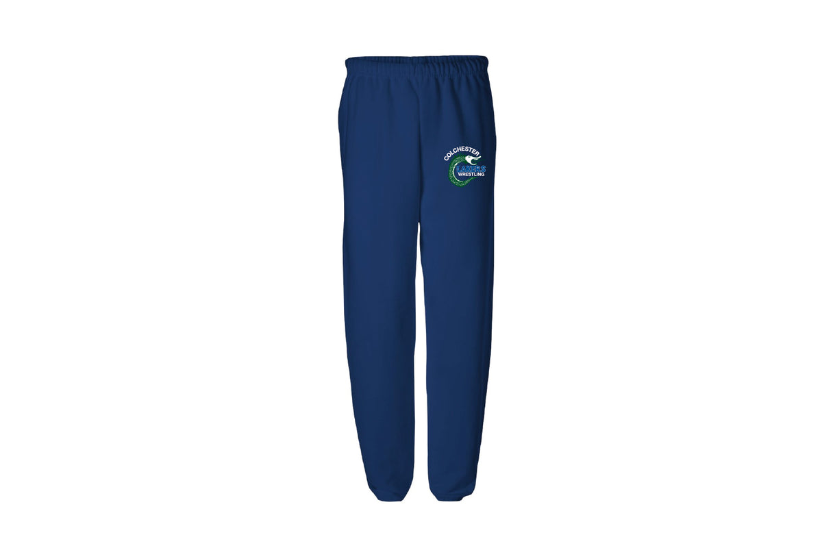 Lakers Wrestling Cotton Sweatpants - Royal