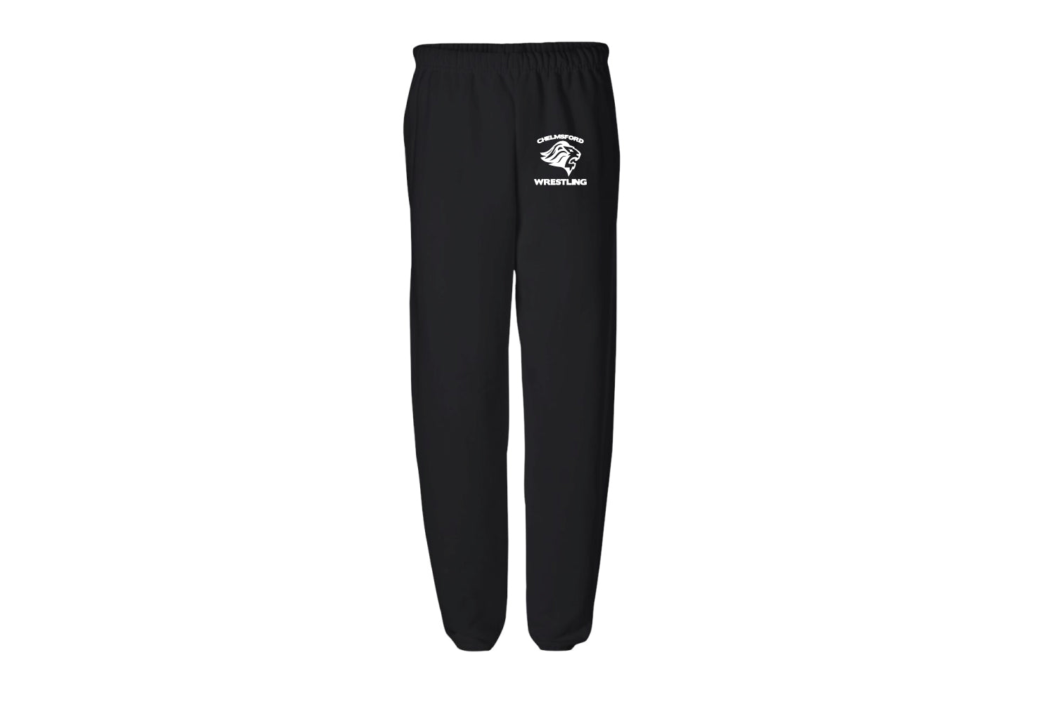 Chelmsford Youth Wrestling Cotton Sweatpants - Black