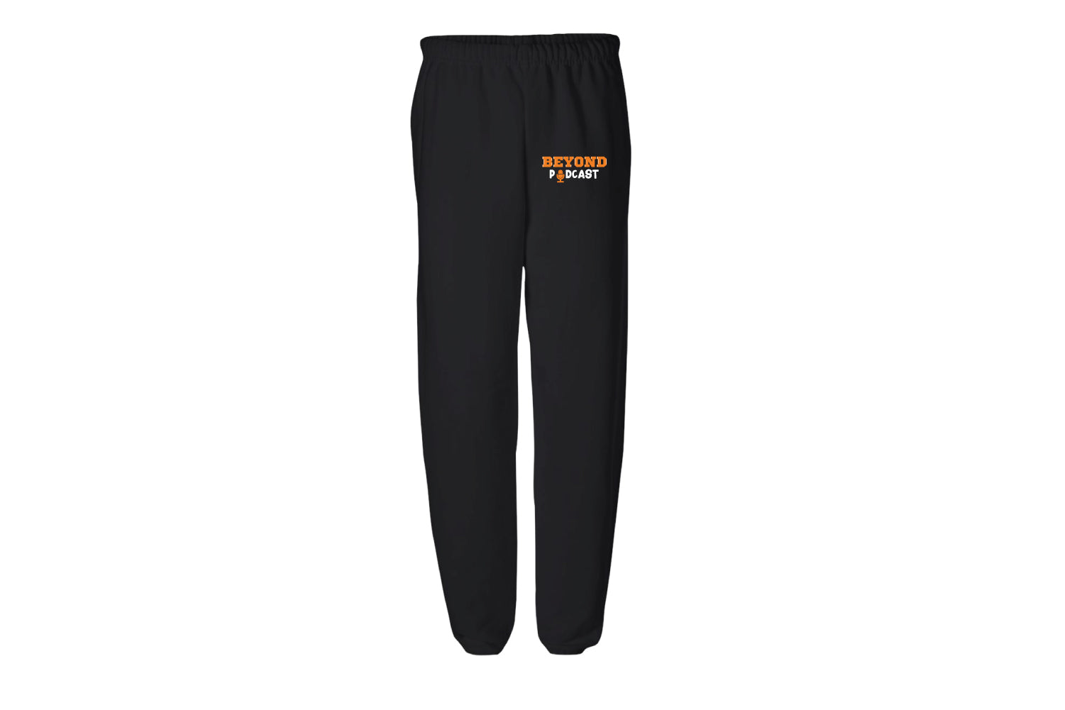 Beyond Podcast Cotton Sweatpants - Black
