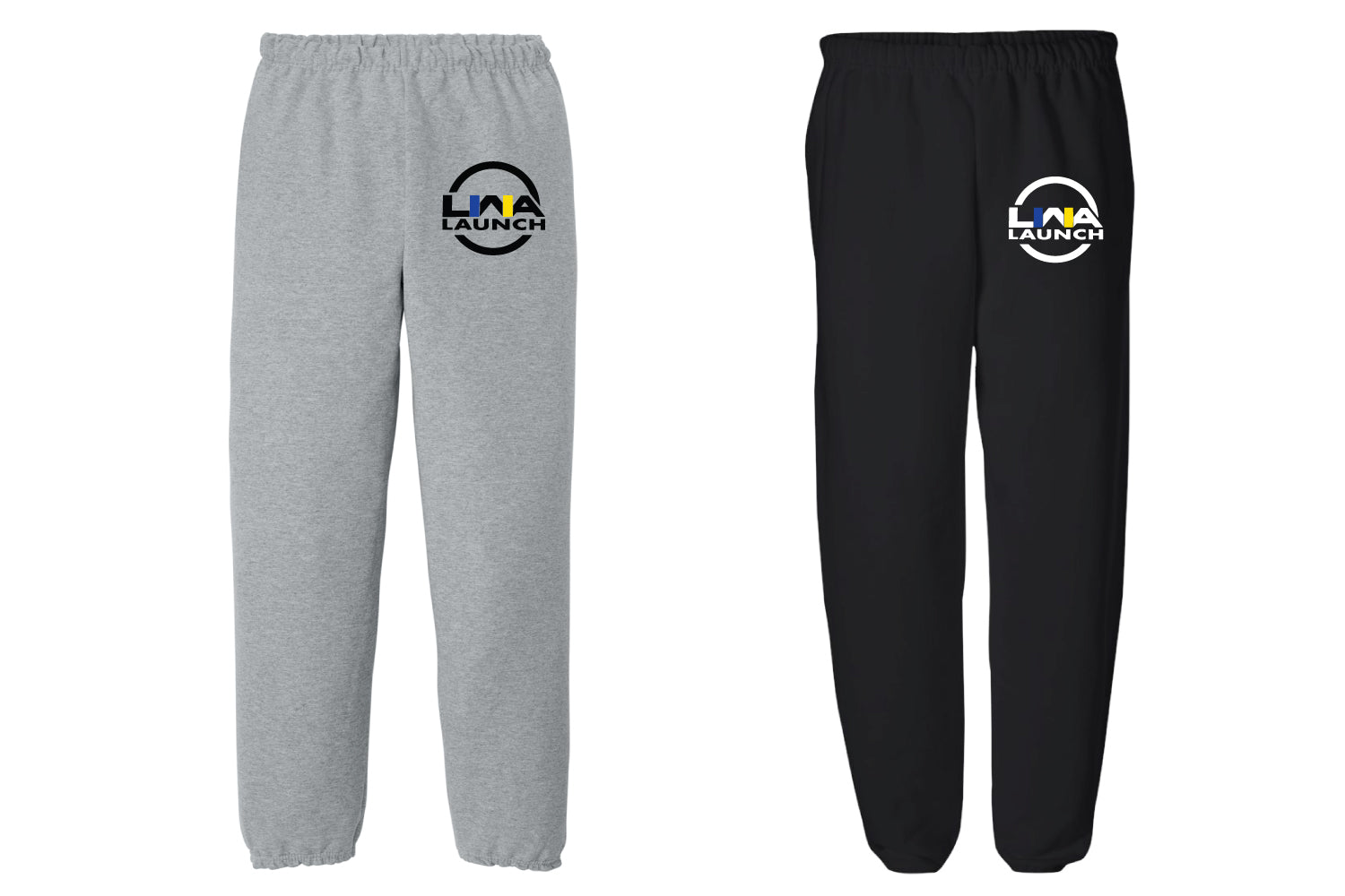 Launch Wrestling Cotton Sweatpants - Grey or Black