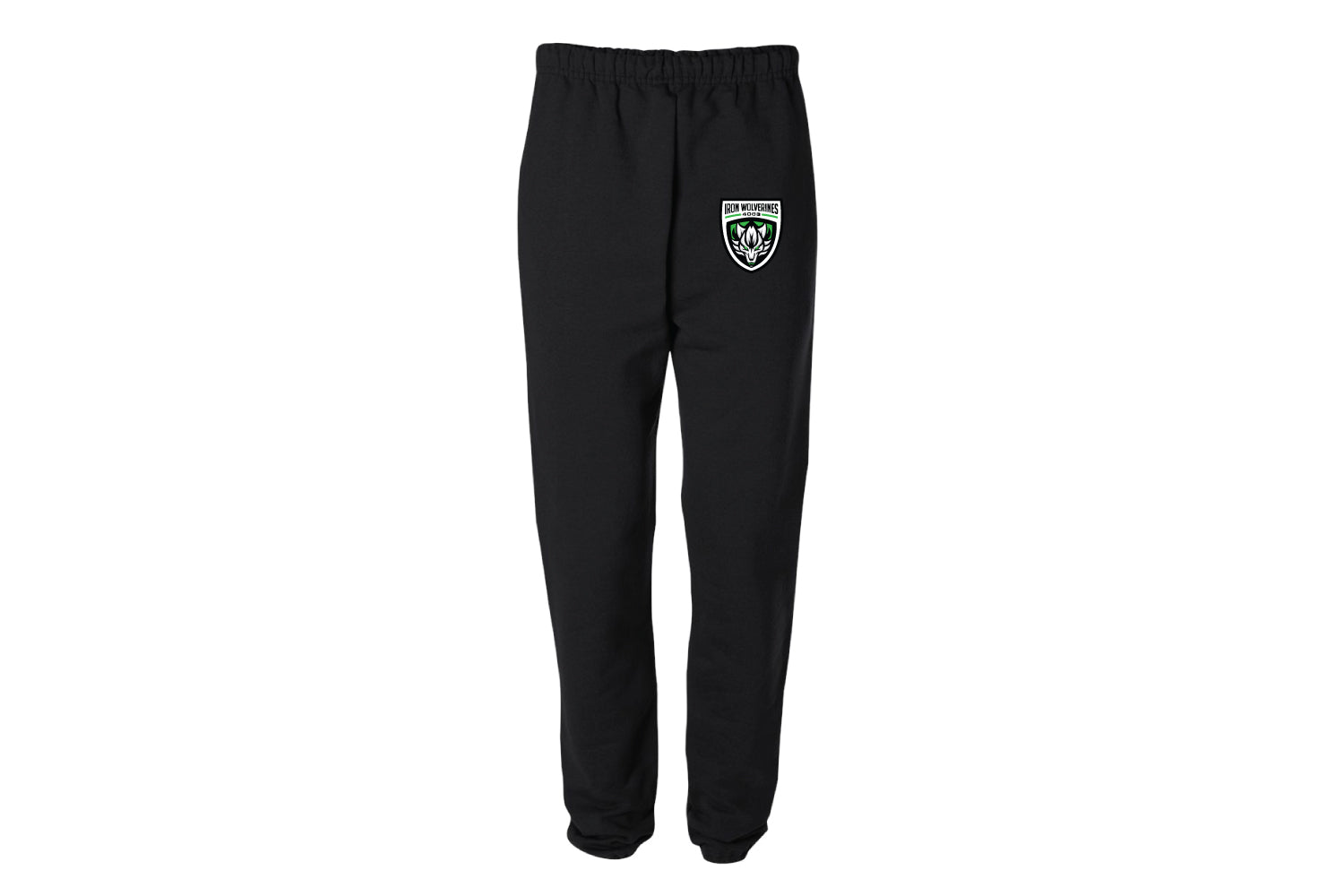 Iron Wolverines Cotton Sweatpants - Black