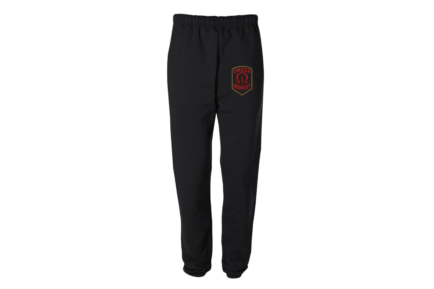 Omega Midnight Cotton Sweatpants - Black
