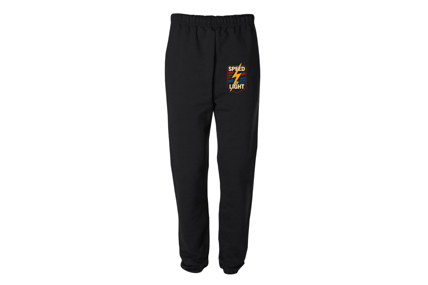 Speed of Light Cotton Sweatpants - Black