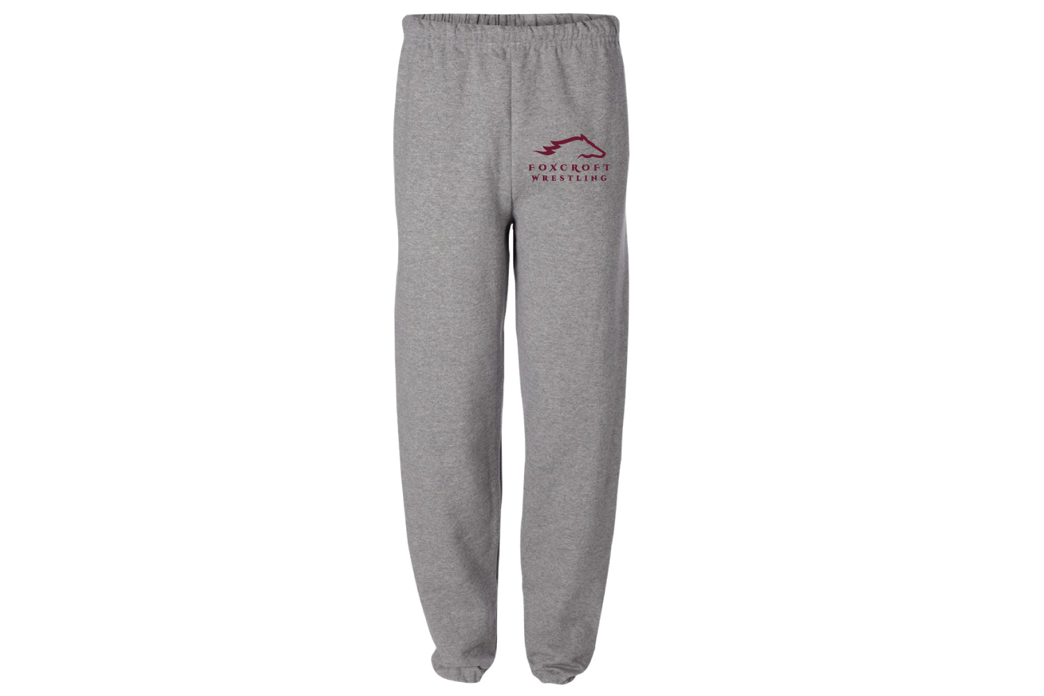 Foxcroft Wrestling Cotton Sweatpants - Grey