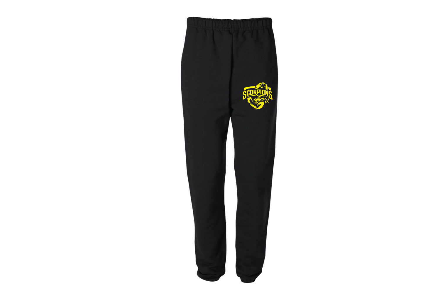 Scorpions Wrestling Cotton Sweatpants - Black