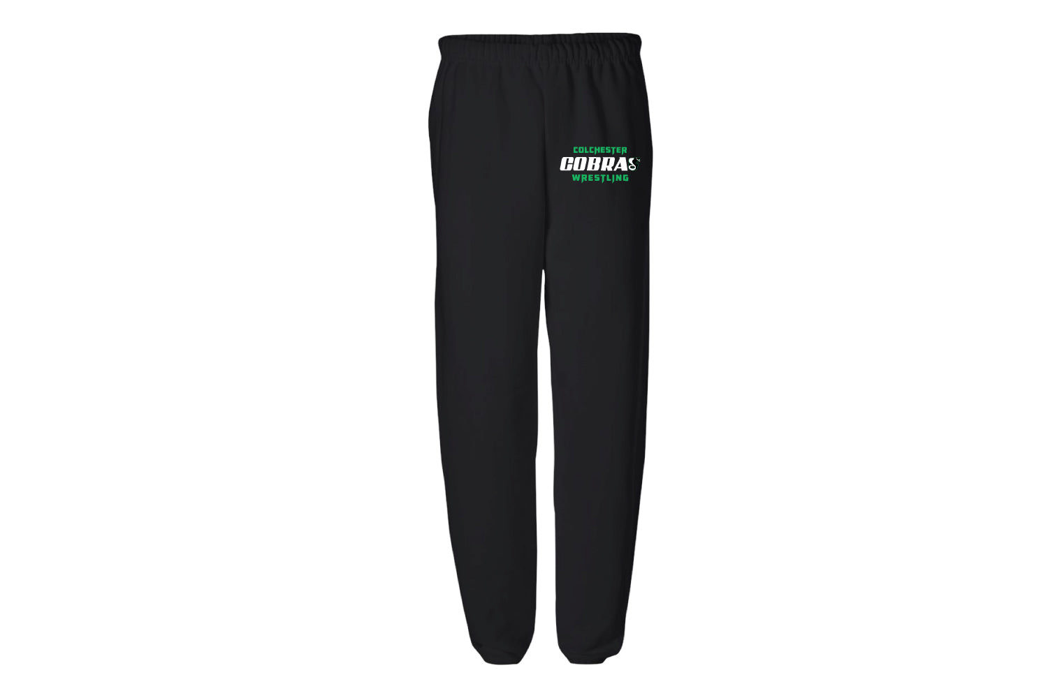 Cobras Wrestling Cotton Sweatpants - Black