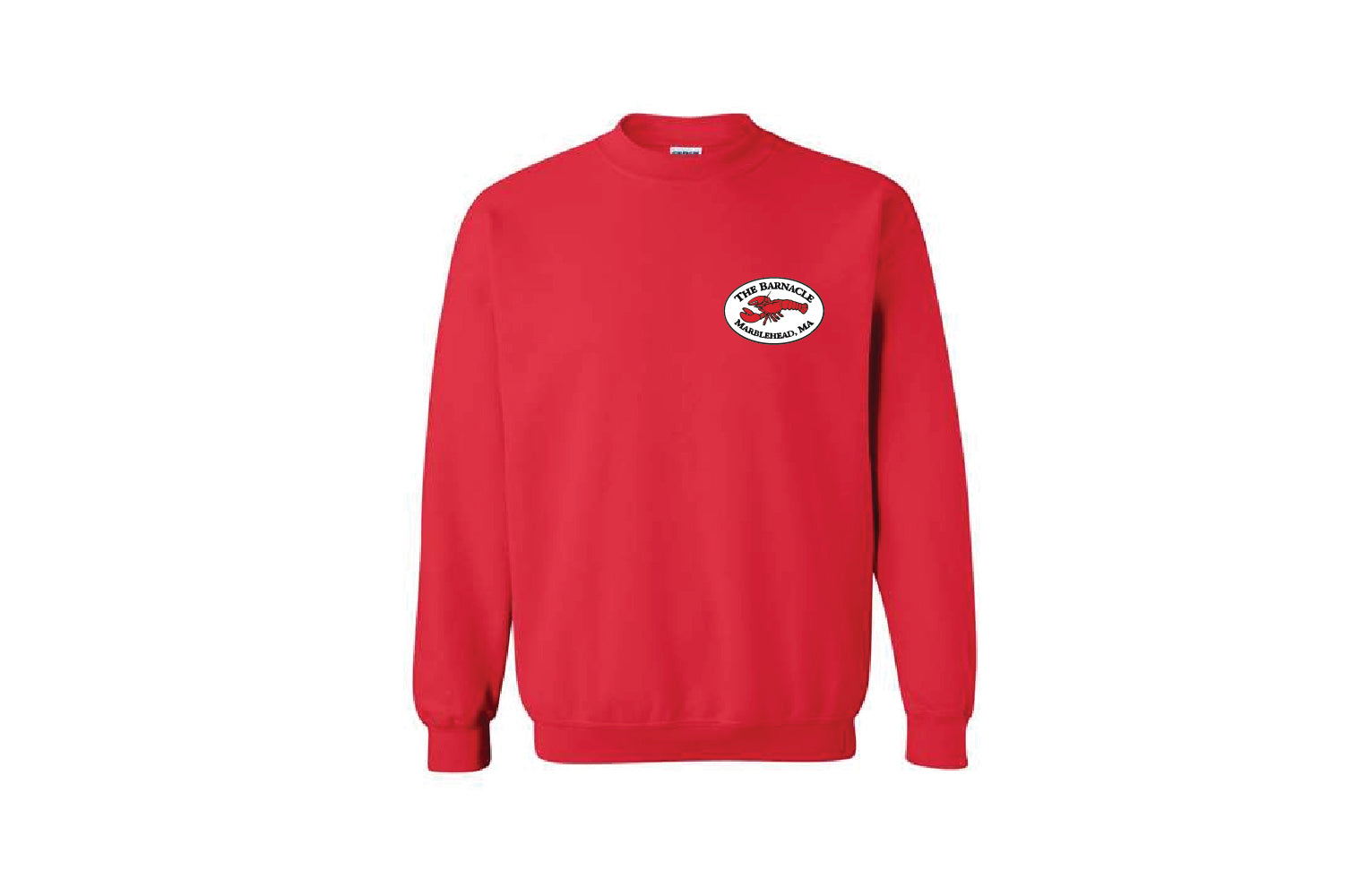 The Barnacle Cotton Crewneck Sweatshirt - Red
