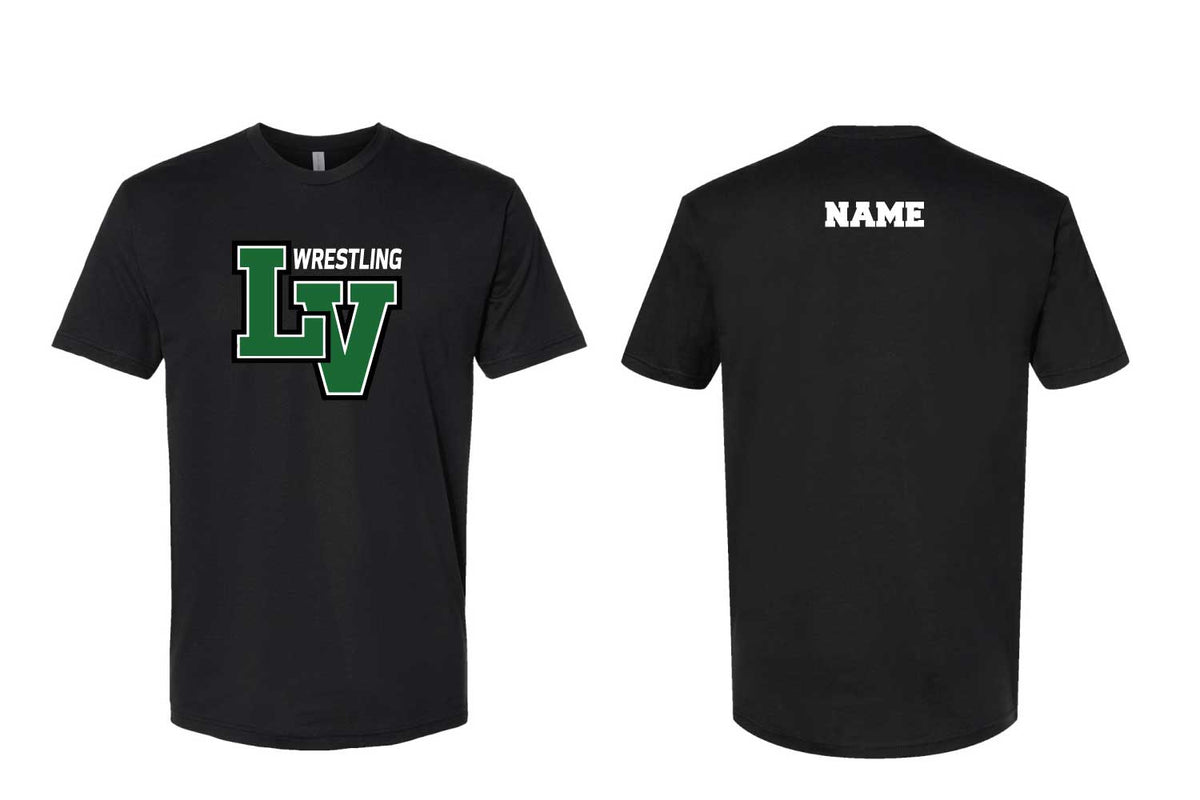 Locust Valley Wrestling Cotton Crew Tee - Black