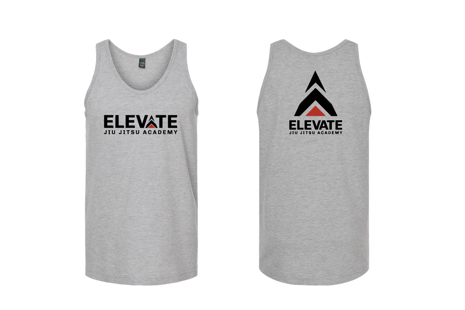 Elevate Jiu Jitsu Academy Cotton Tank Top - Gray