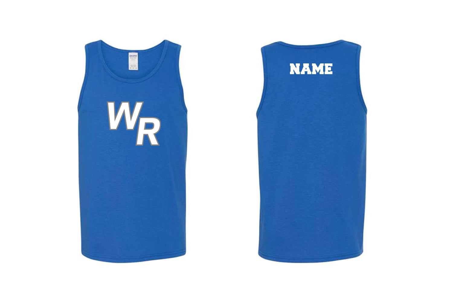 Wood-Ridge Blue Devils Men's Cotton Tank Top - Royal (Generic)