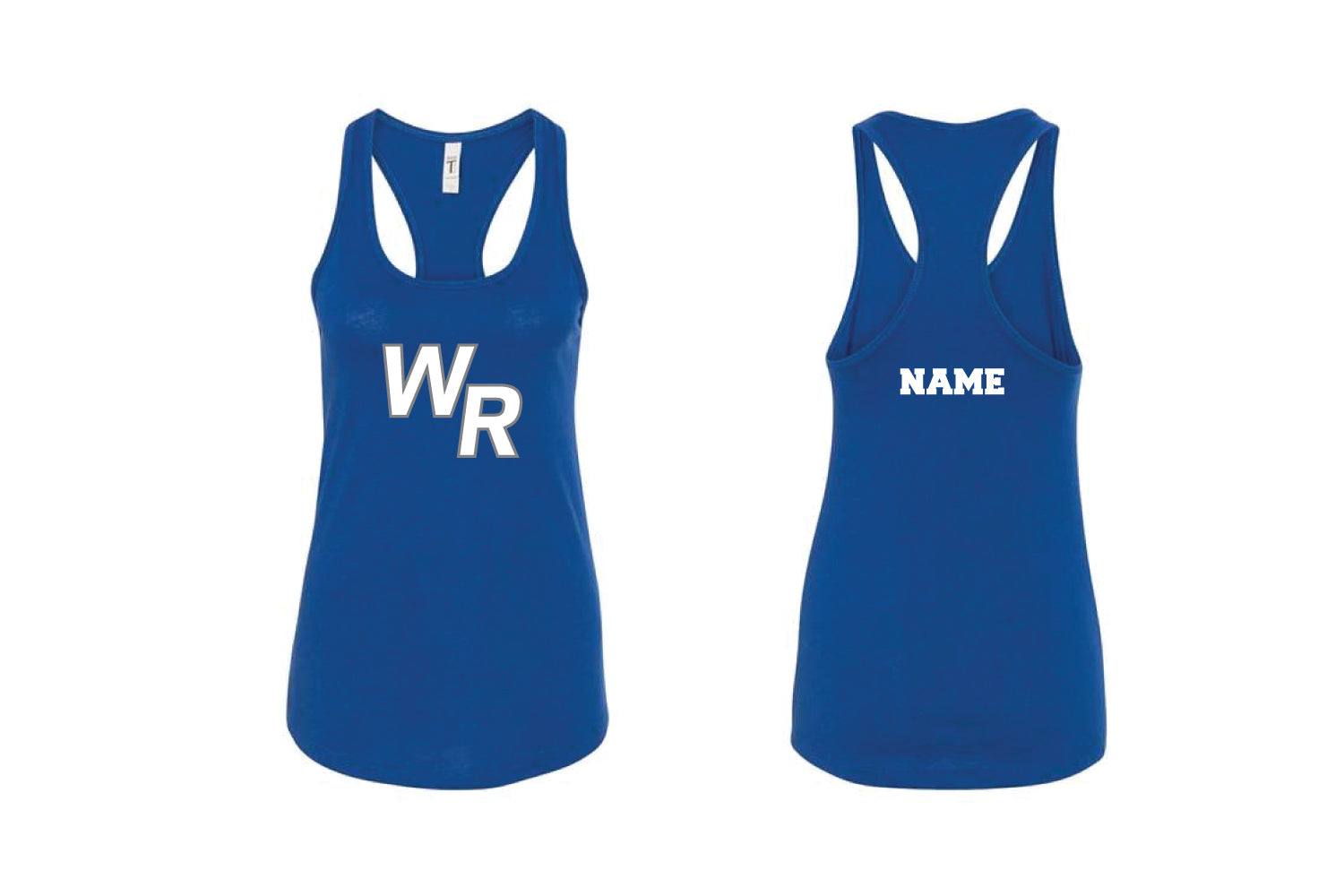 Wood-Ridge Blue Devils Ladies' Cotton Tank Top - Royal (Generic)