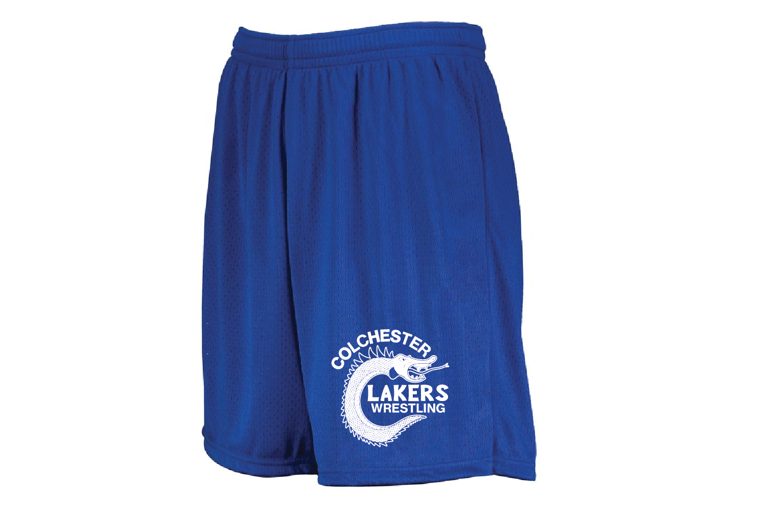 Lakers Wrestling Athletic Shorts - Royal
