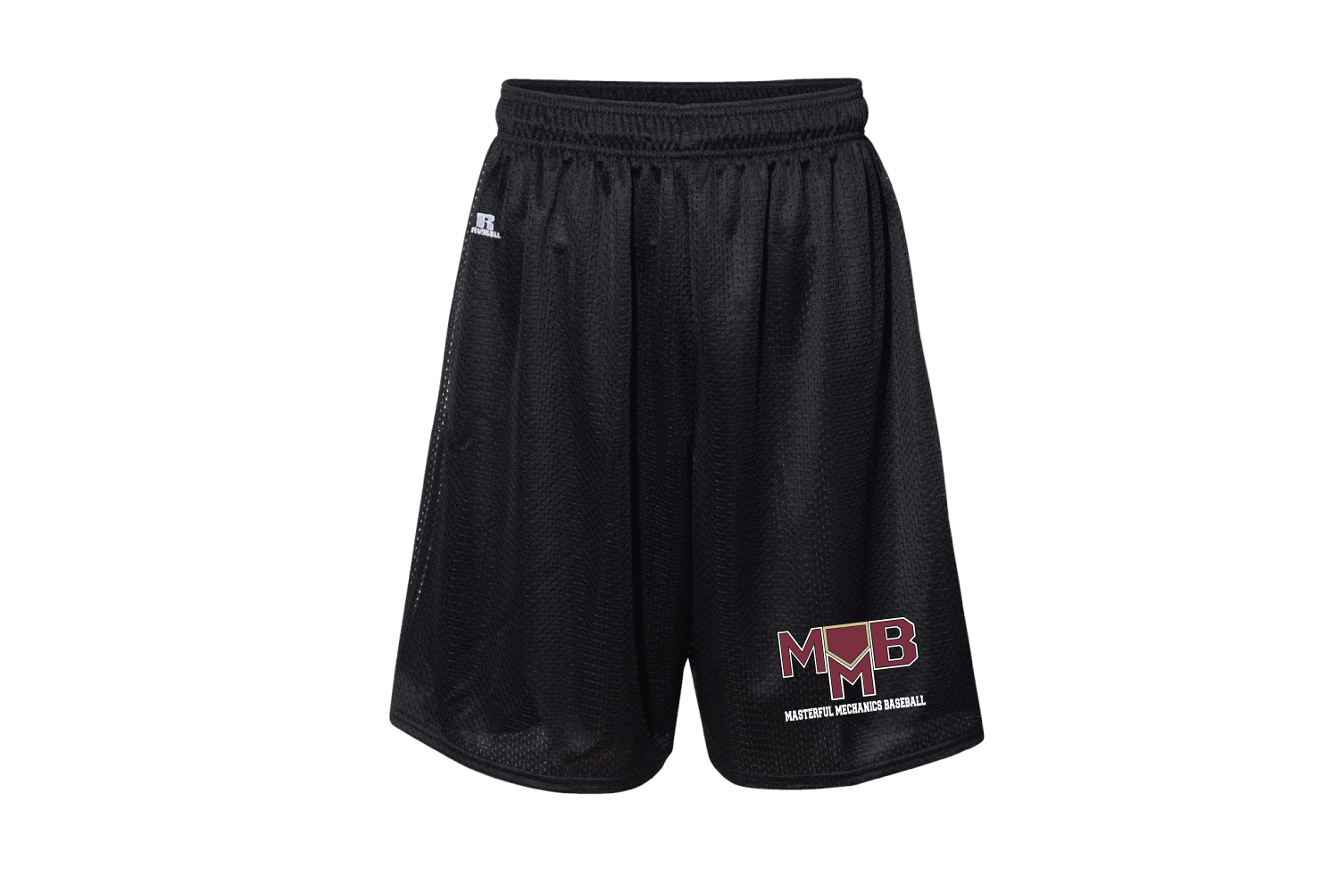 Masterful Mechanics Baseball Athletic Shorts  - Black