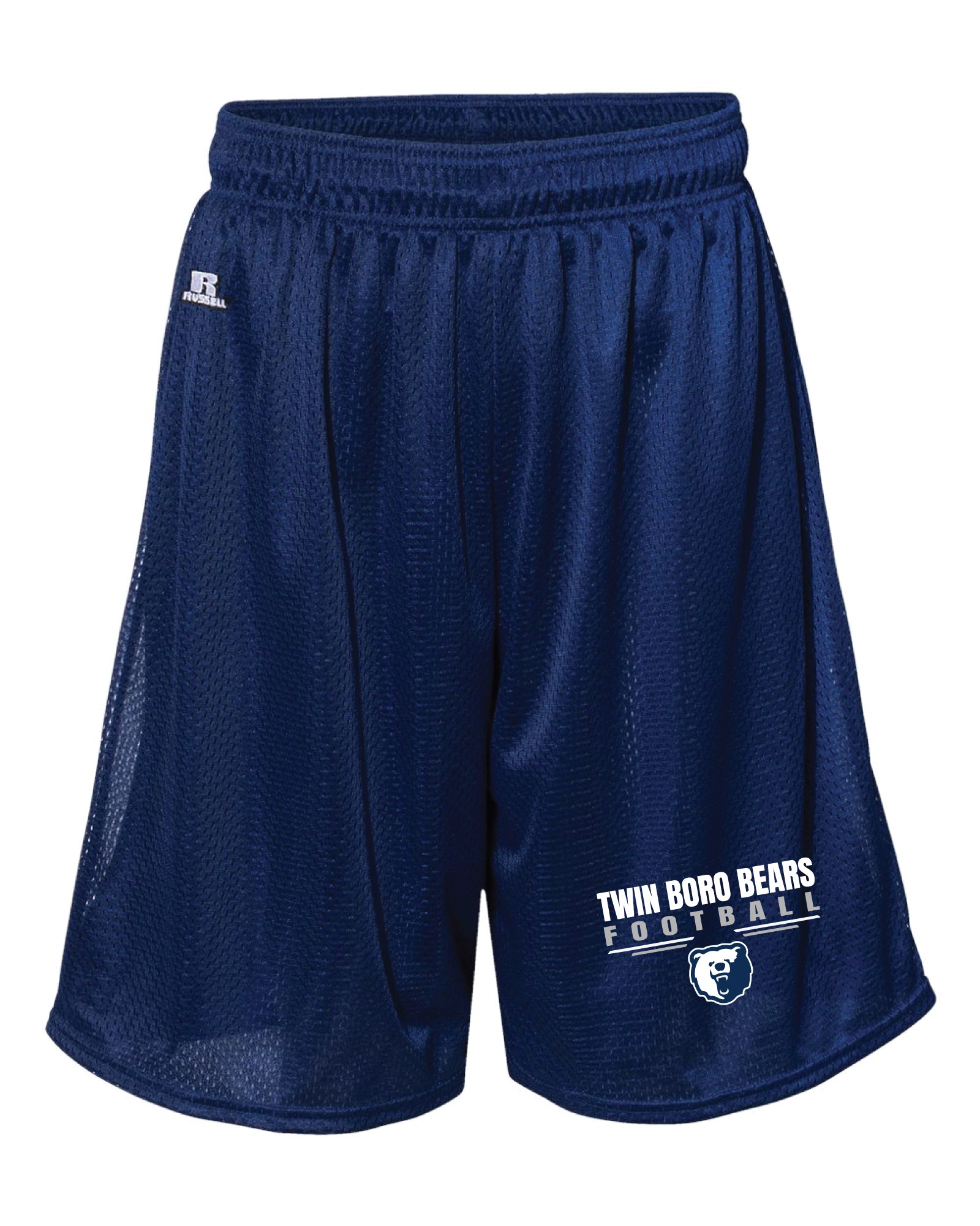 Twin Boro Football Athletic Shorts - Navy