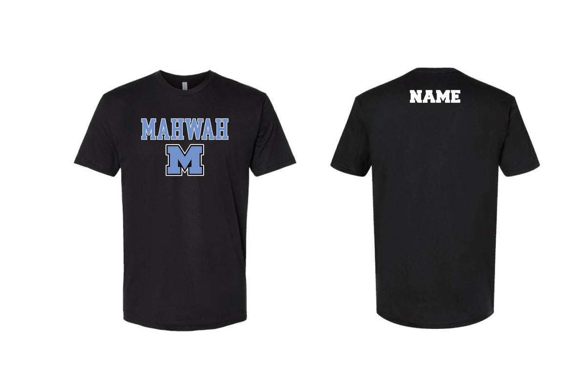 Mahwah Thunderbirds Cotton Crew Tee - Black (Classic Design)