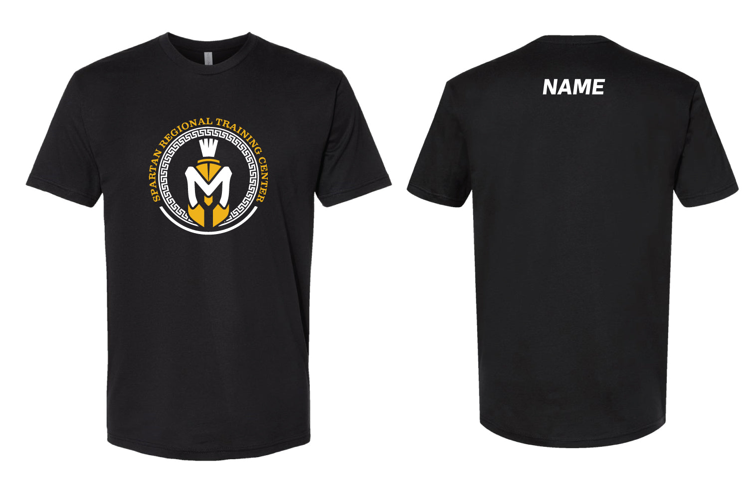 Spartan RTC Wrestling Cotton Crew Tee - Black