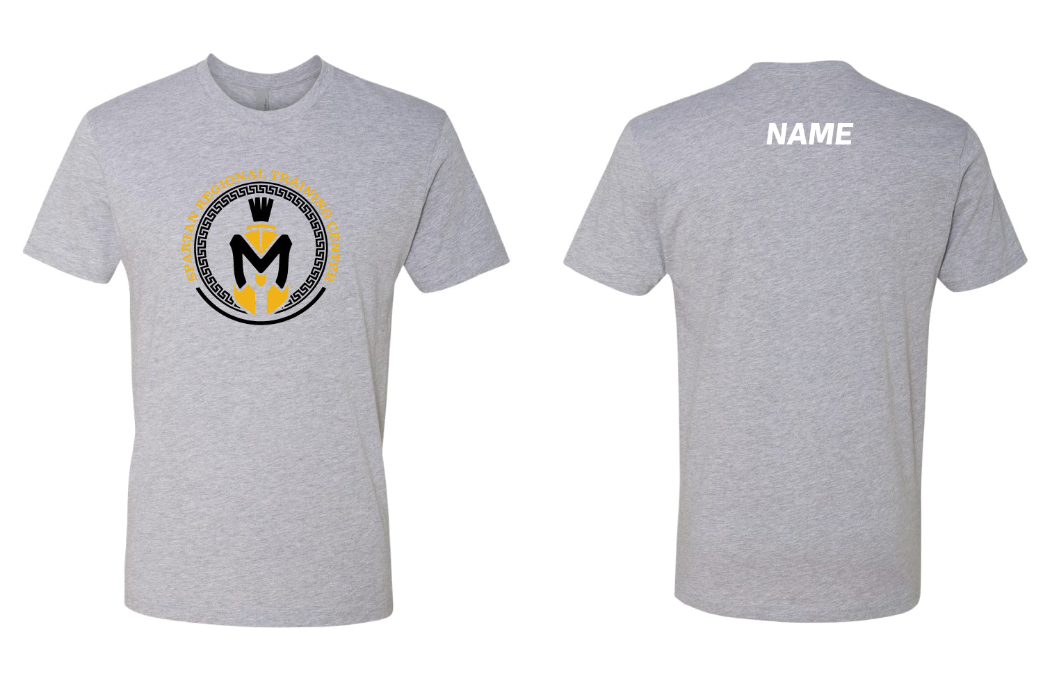Spartan RTC Wrestling Cotton Crew Tee - Grey