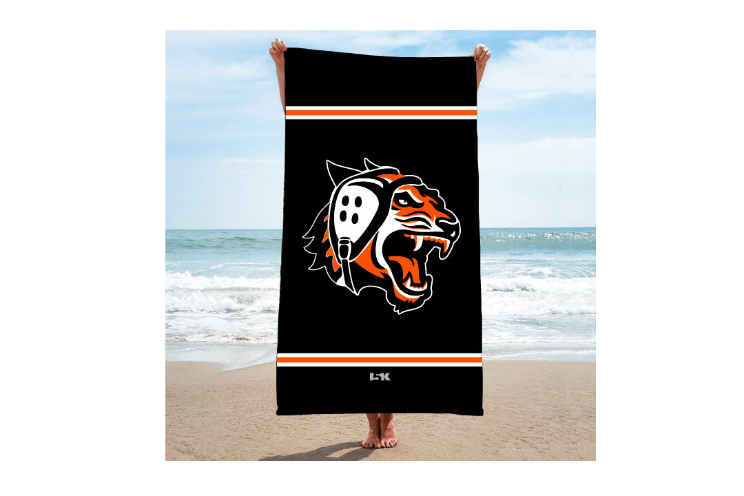 Croton Harmon Wrestling Sublimated Beach Towel