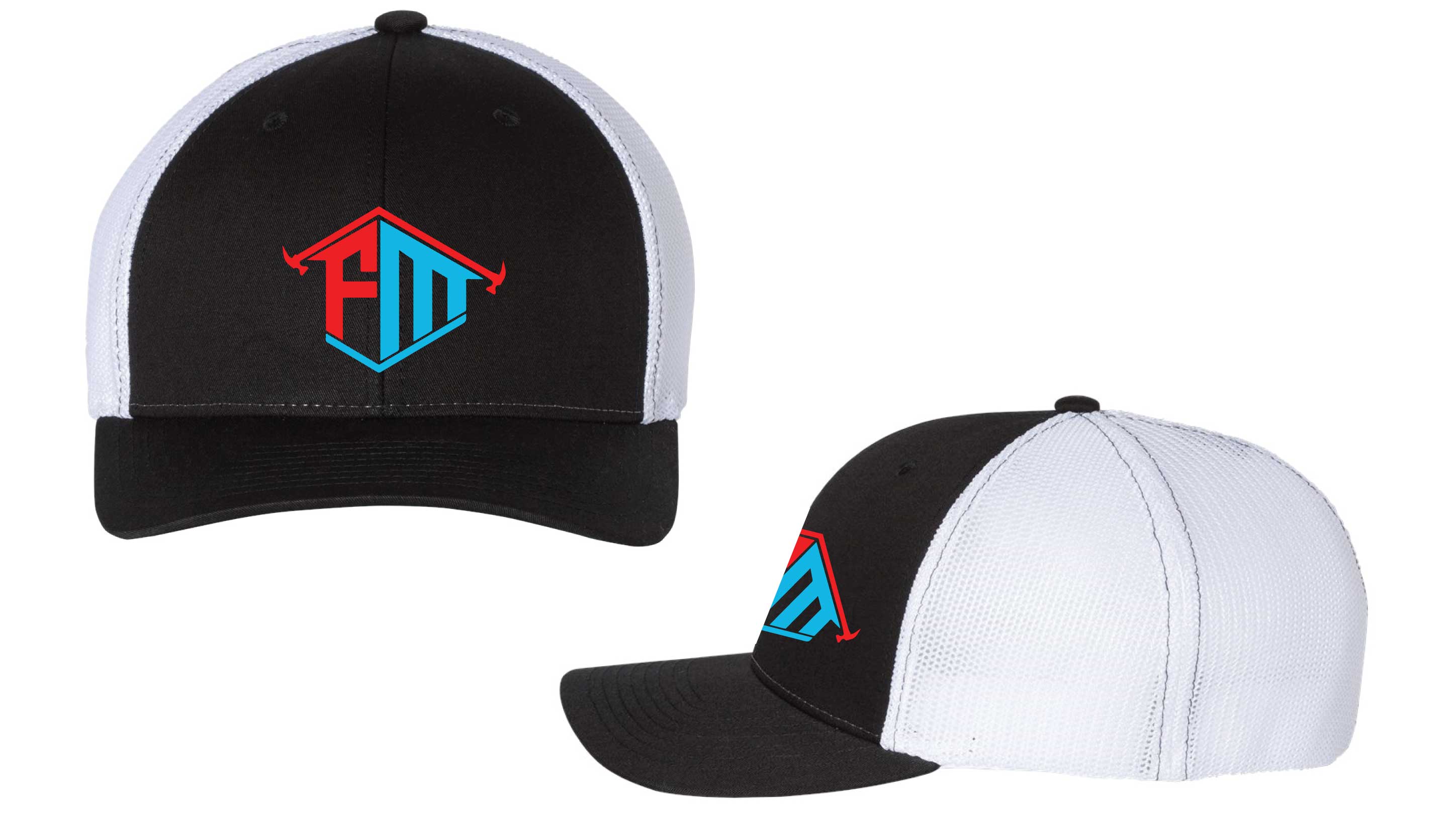 Flip Masters Trucker Cap - Black / White