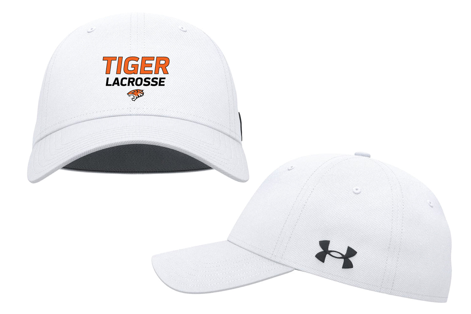 Tiger Lacrosse UA Cap - White