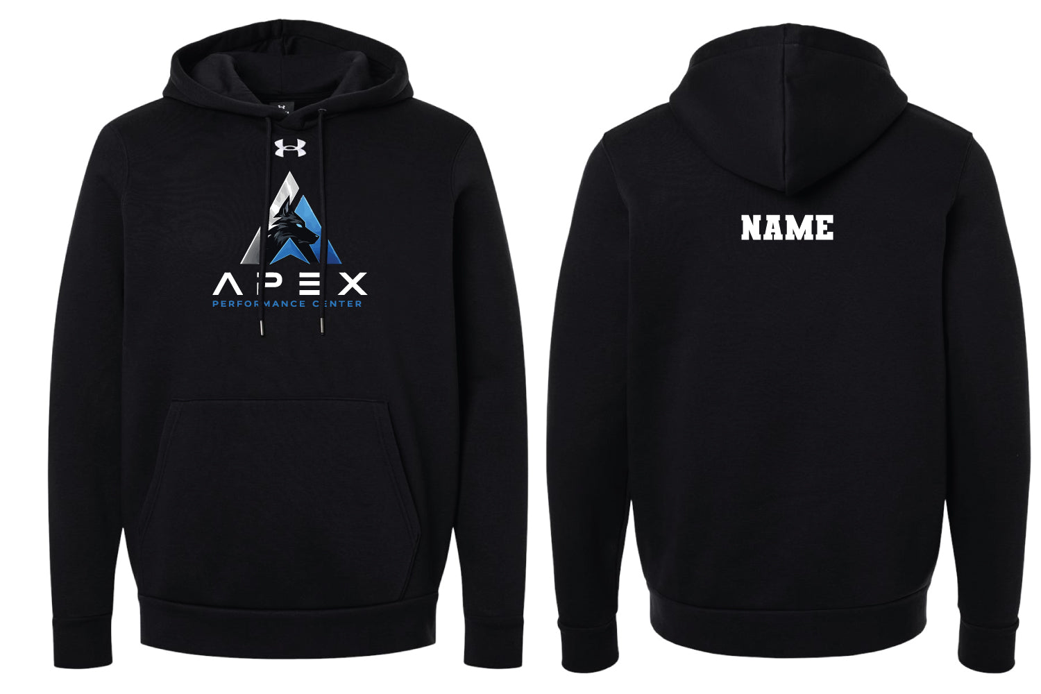 Apex Performance Center UA Fleece Hoodie - Black