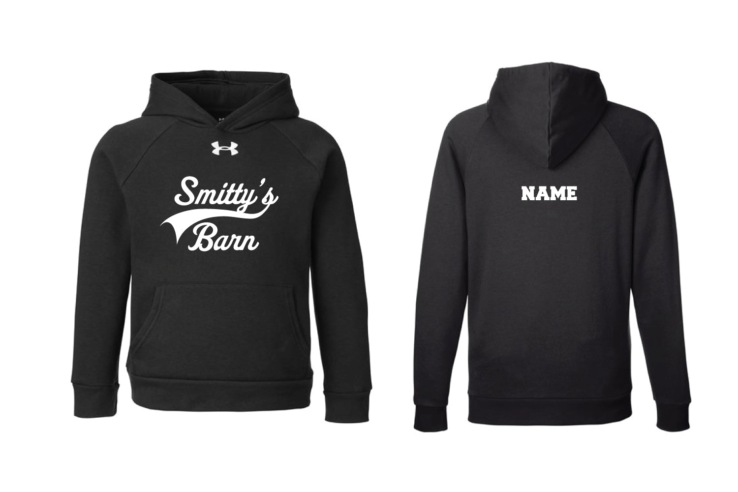 Smitty's Wrestling Barn Under Armour Hoodie - Black