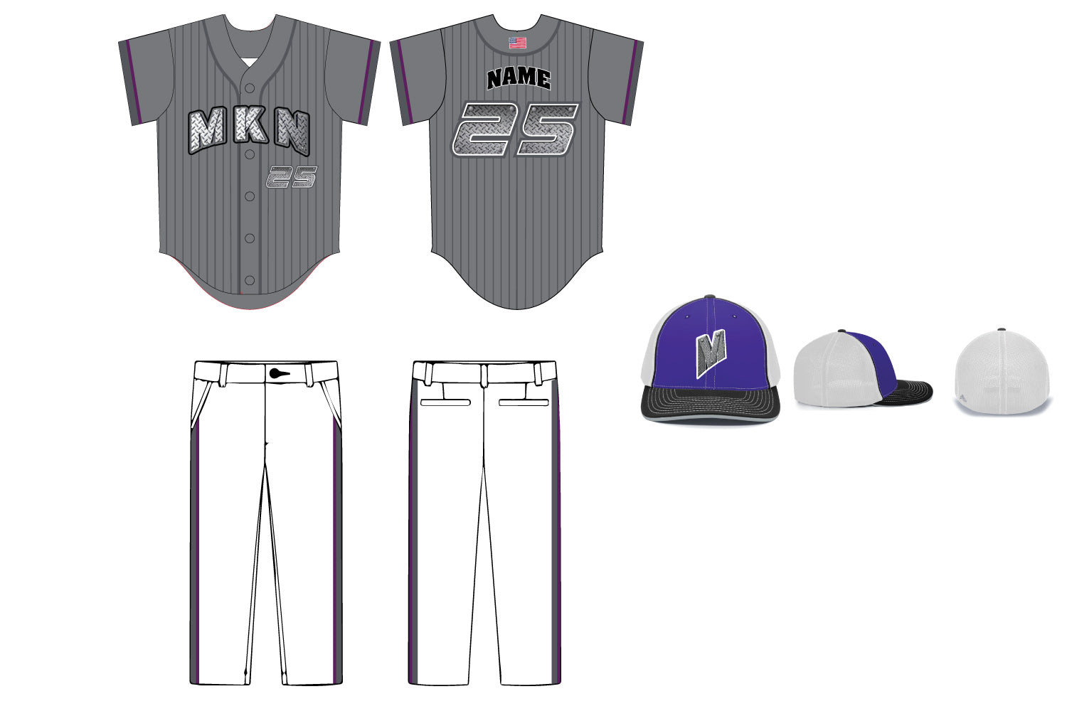 Makina Select Baseball Uniform Package [For Display Only]
