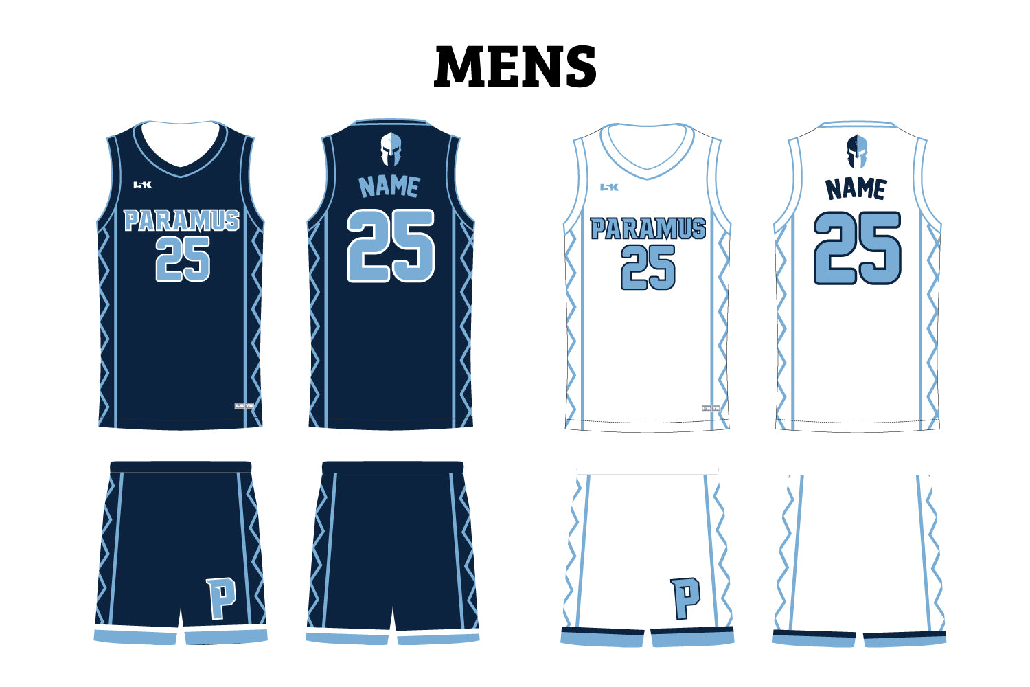 Paramus Basketball Reversible Game Uniform (Men's)