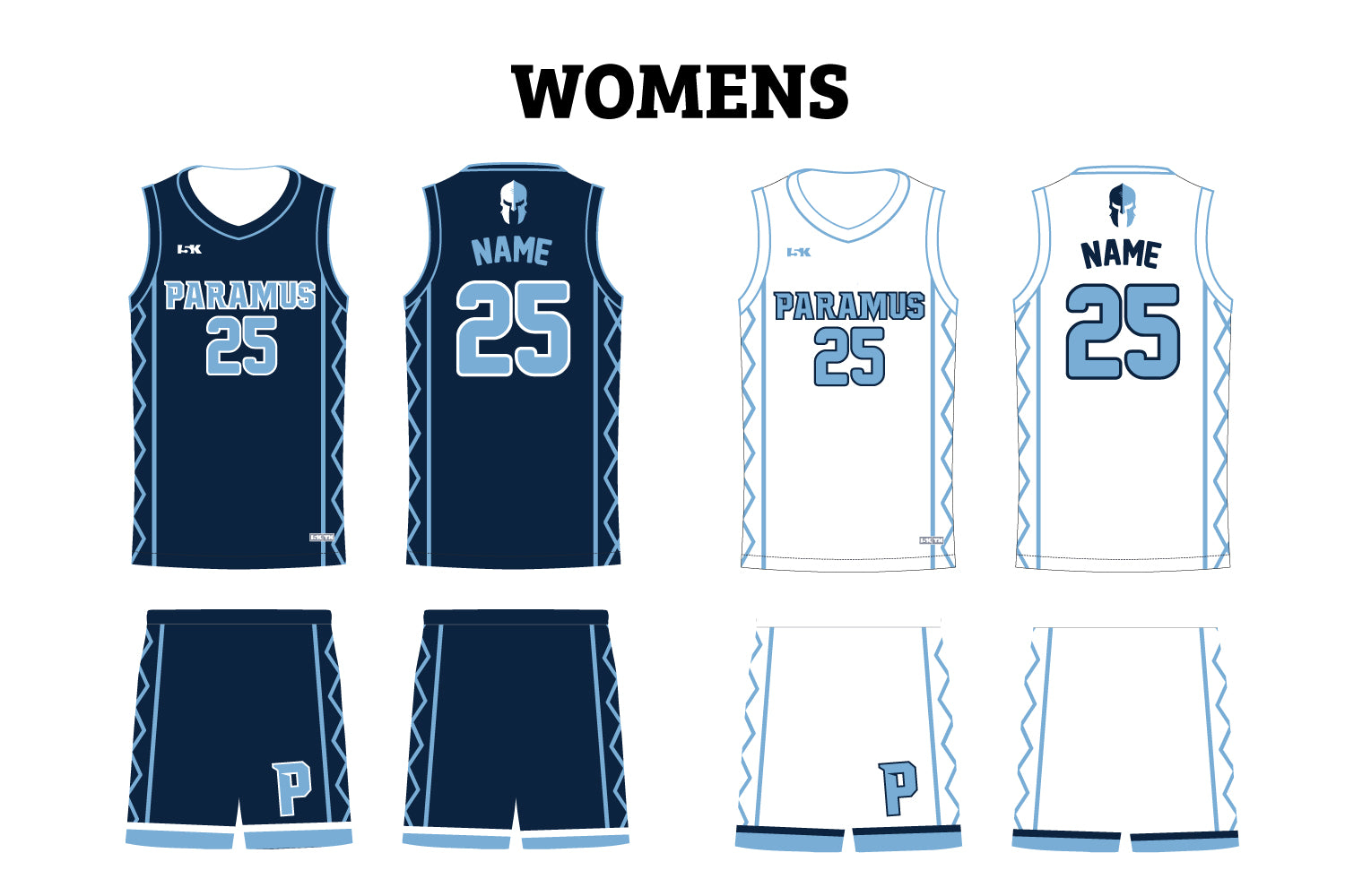 Paramus Basketball Reversible Game Uniform (Women's)