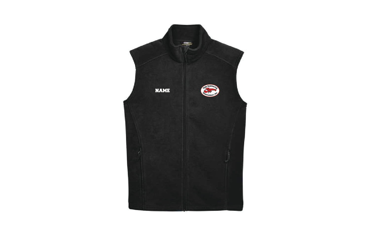 The Barnacle Men's Fleece Vest - Black