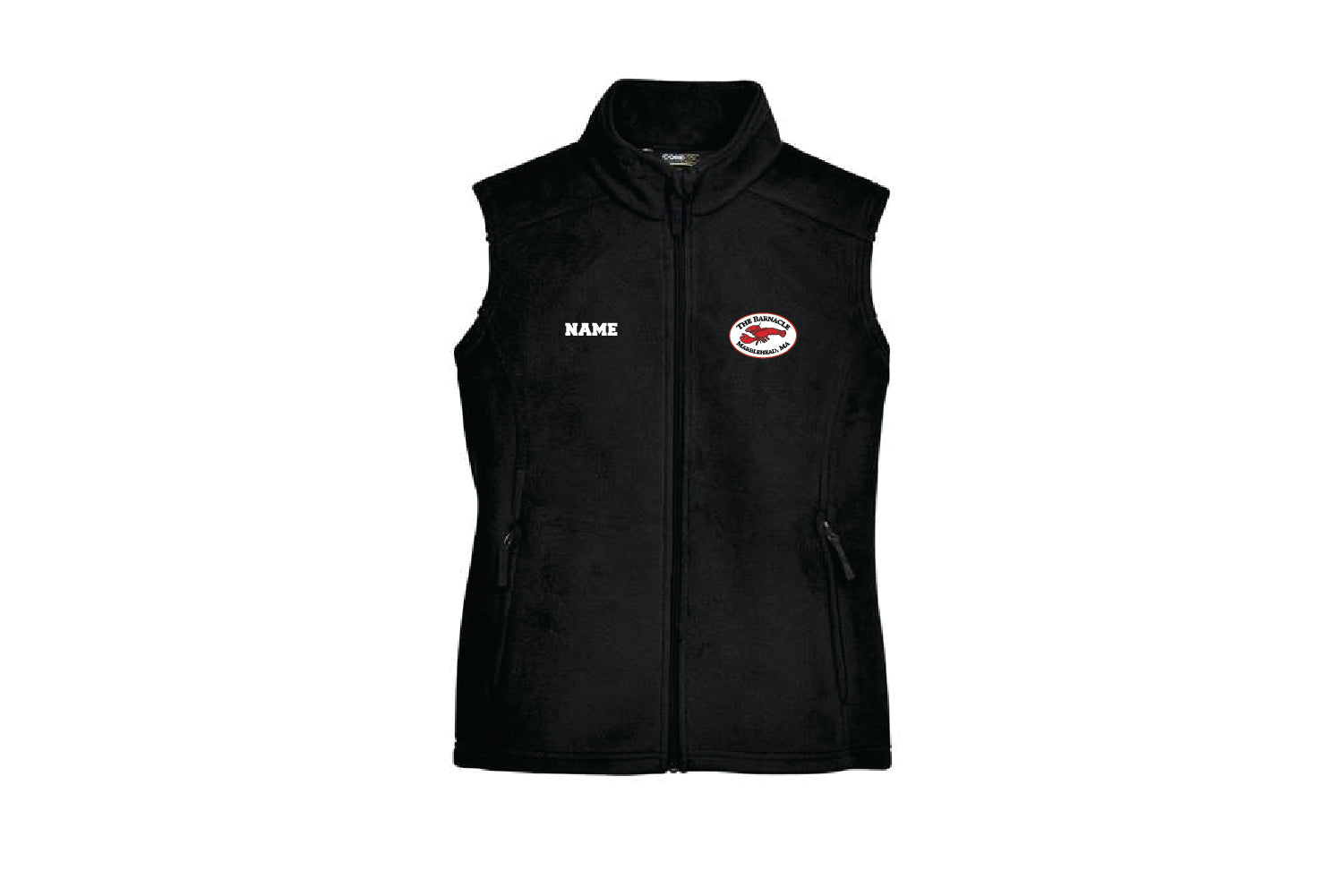 The Barnacle Women's Fleece Vest - Black