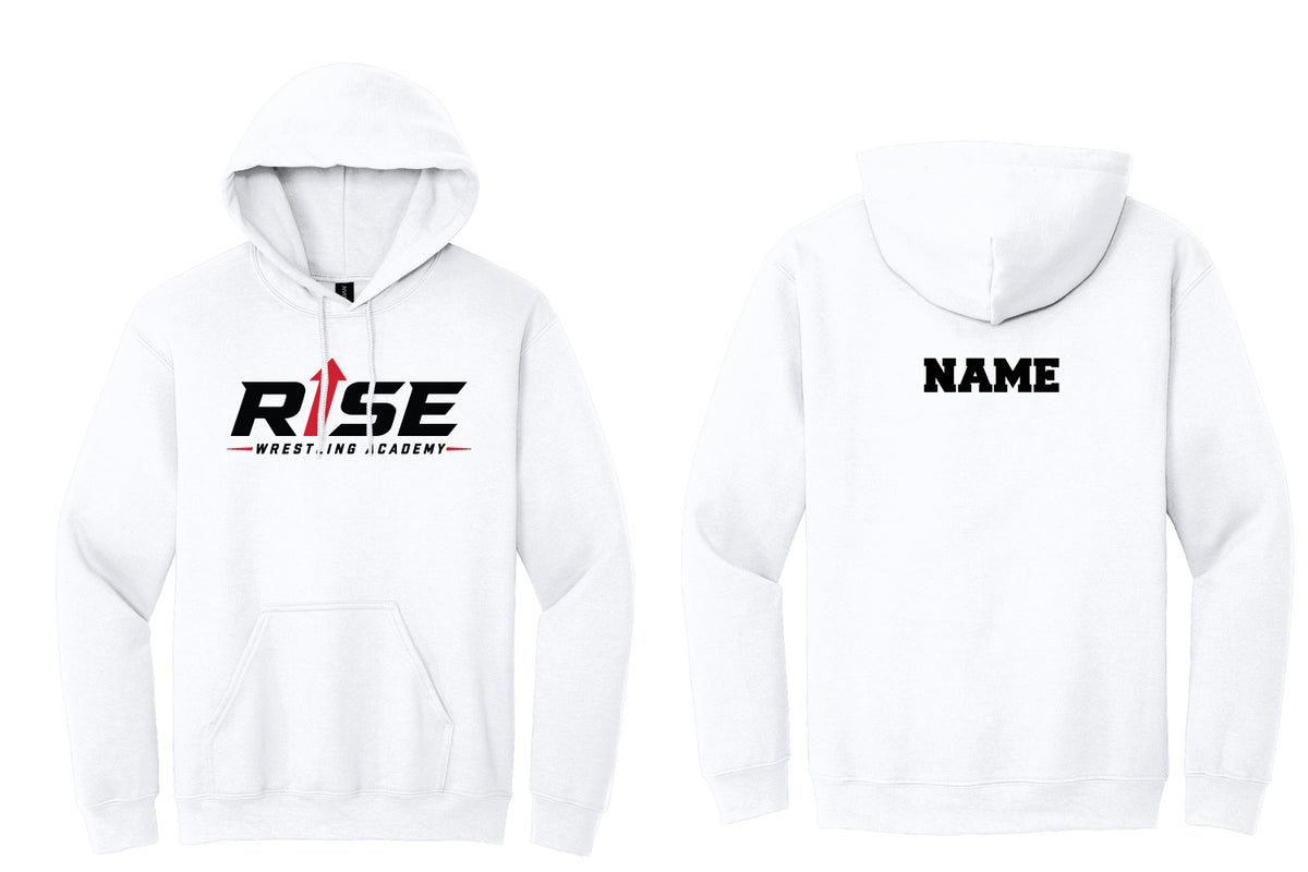 Rise Wrestling Cotton Hoodie - White