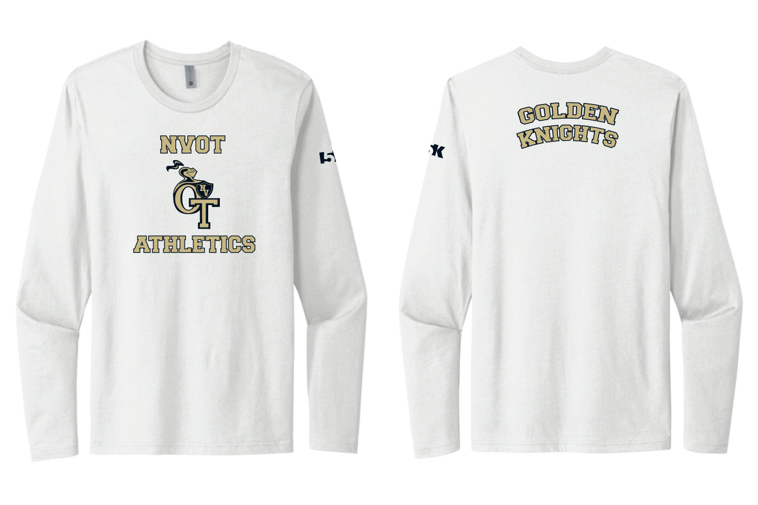 NVOT Athletics Cotton Long Sleeve Shirt - White