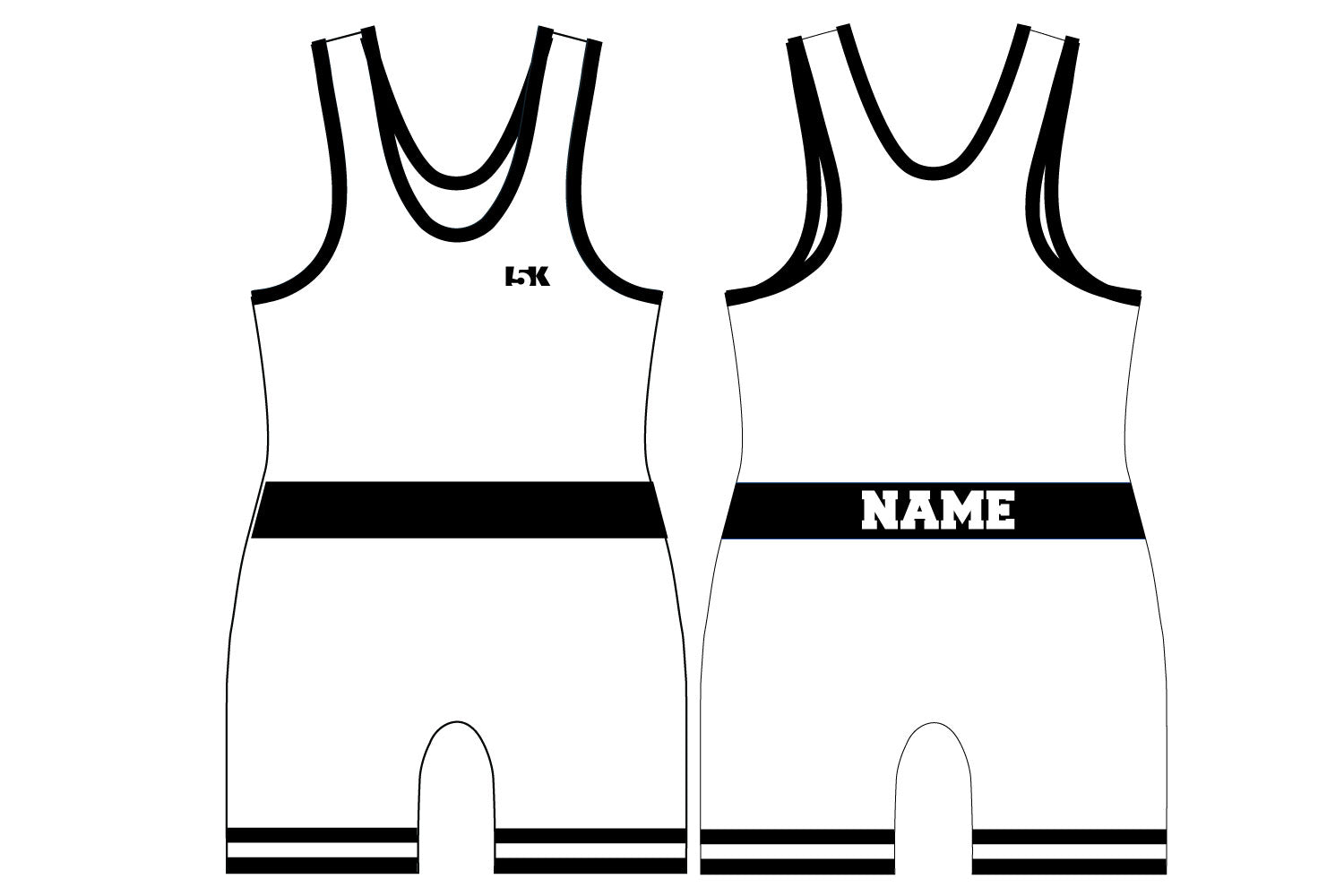 5K Classic Singlet White (10 Available Colors)