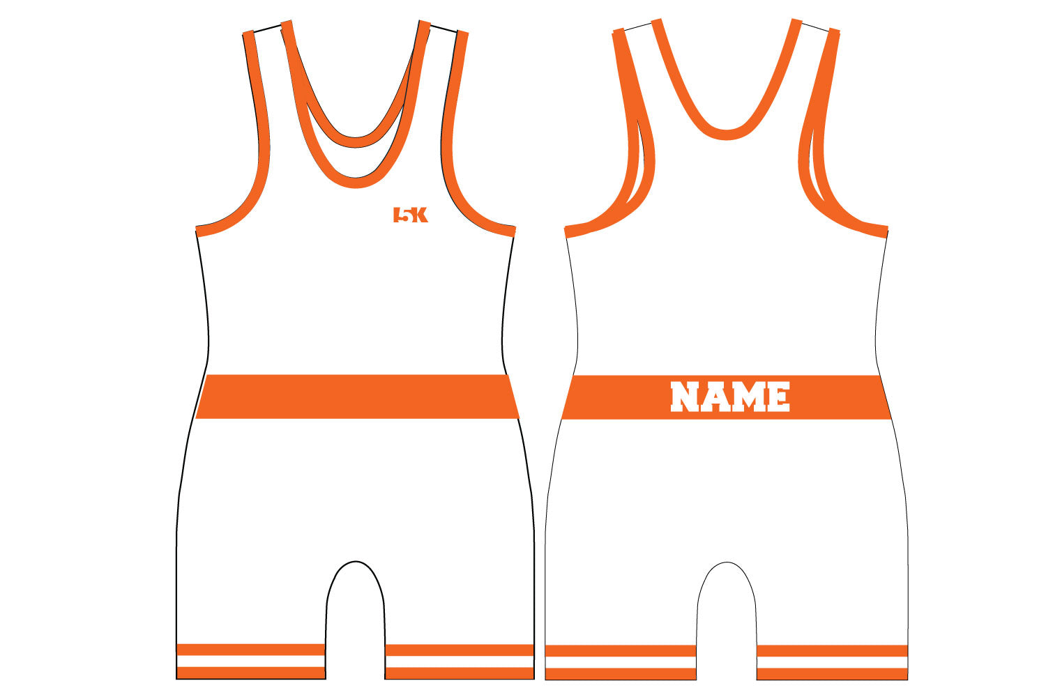 5K Classic Singlet White (10 Available Colors)