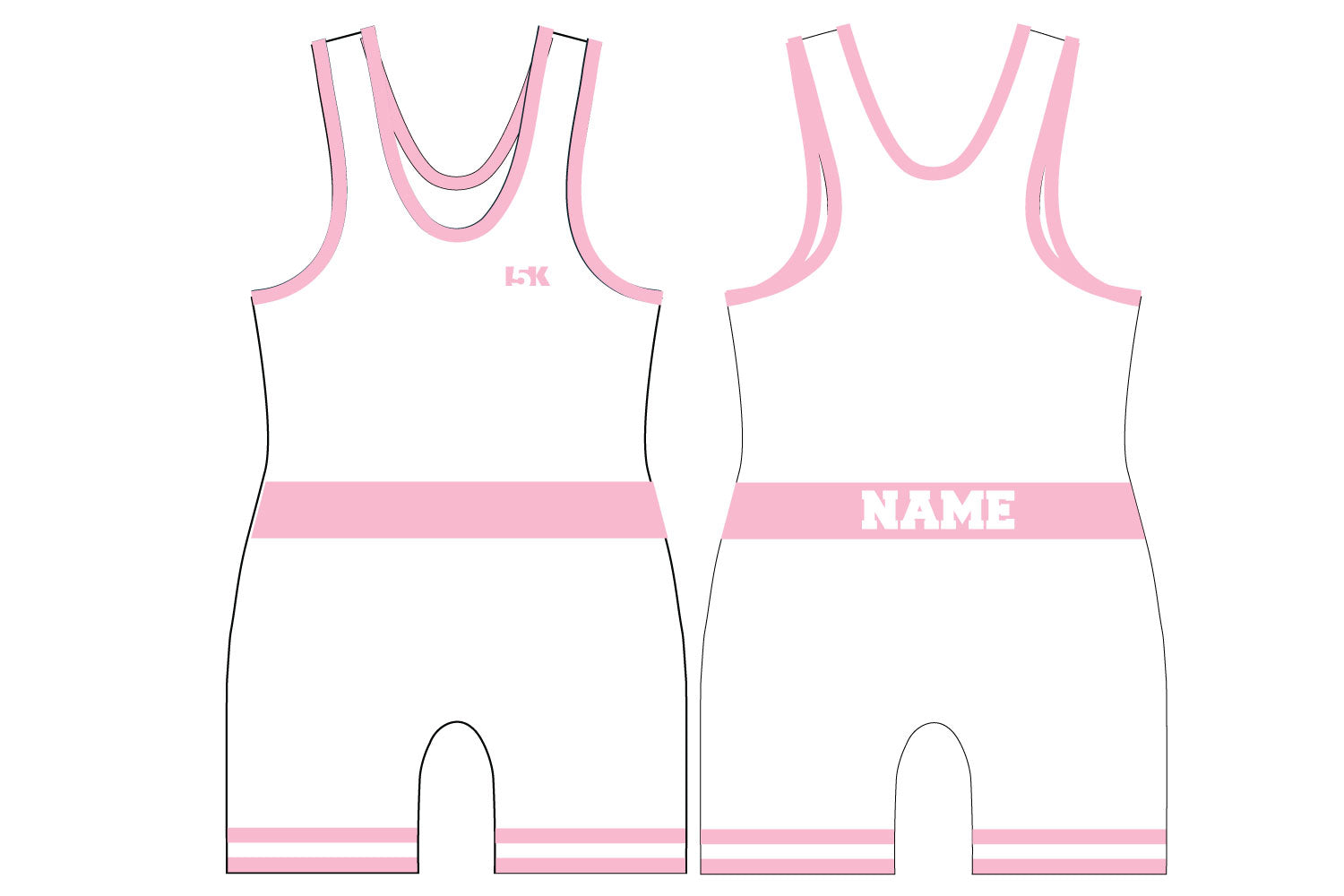 5K Classic Singlet White (10 Available Colors)