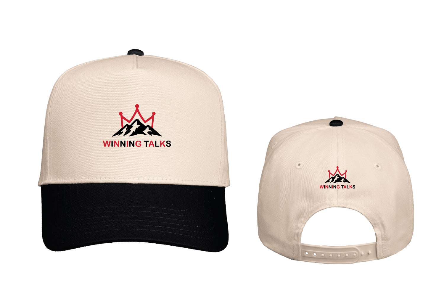 Winning Talks - Diet Coke Snapback Cap Black/Tan