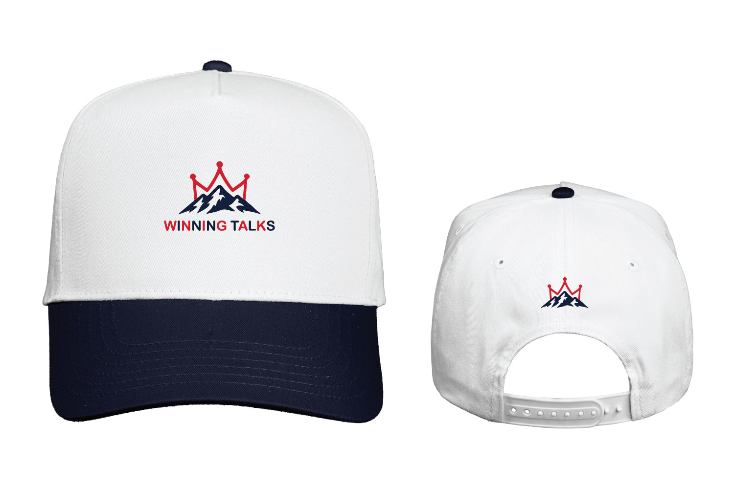 Winning Talks - Snapback Cap Navy/White