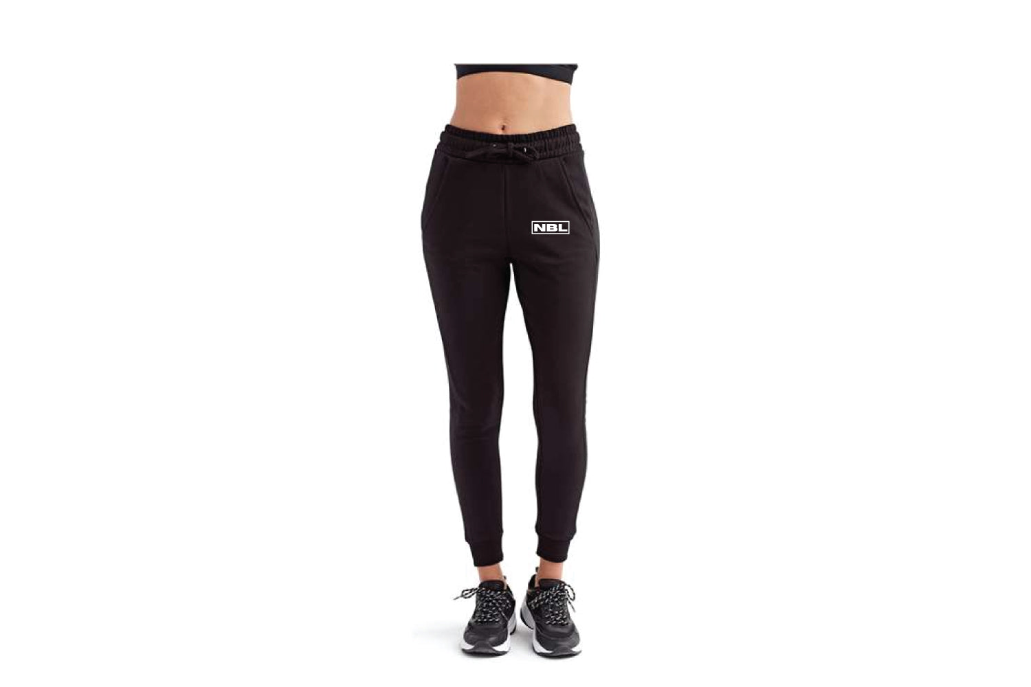New Body Legacy Women's TriDri Fitted PolyCotton Joggers - Black