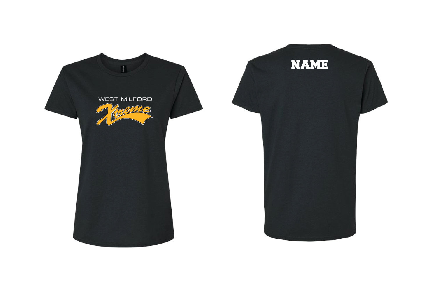 WM Xtreme Softball Cotton Women's Cotton Tee - Black
