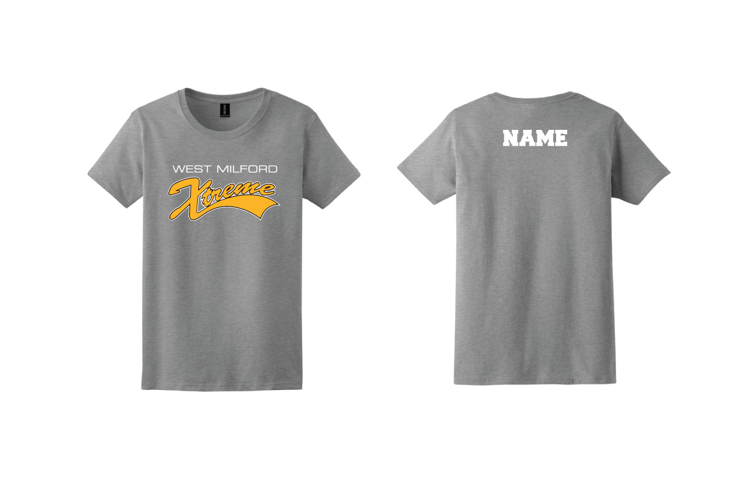 WM Xtreme Softball Cotton Women's Cotton Tee - Gray