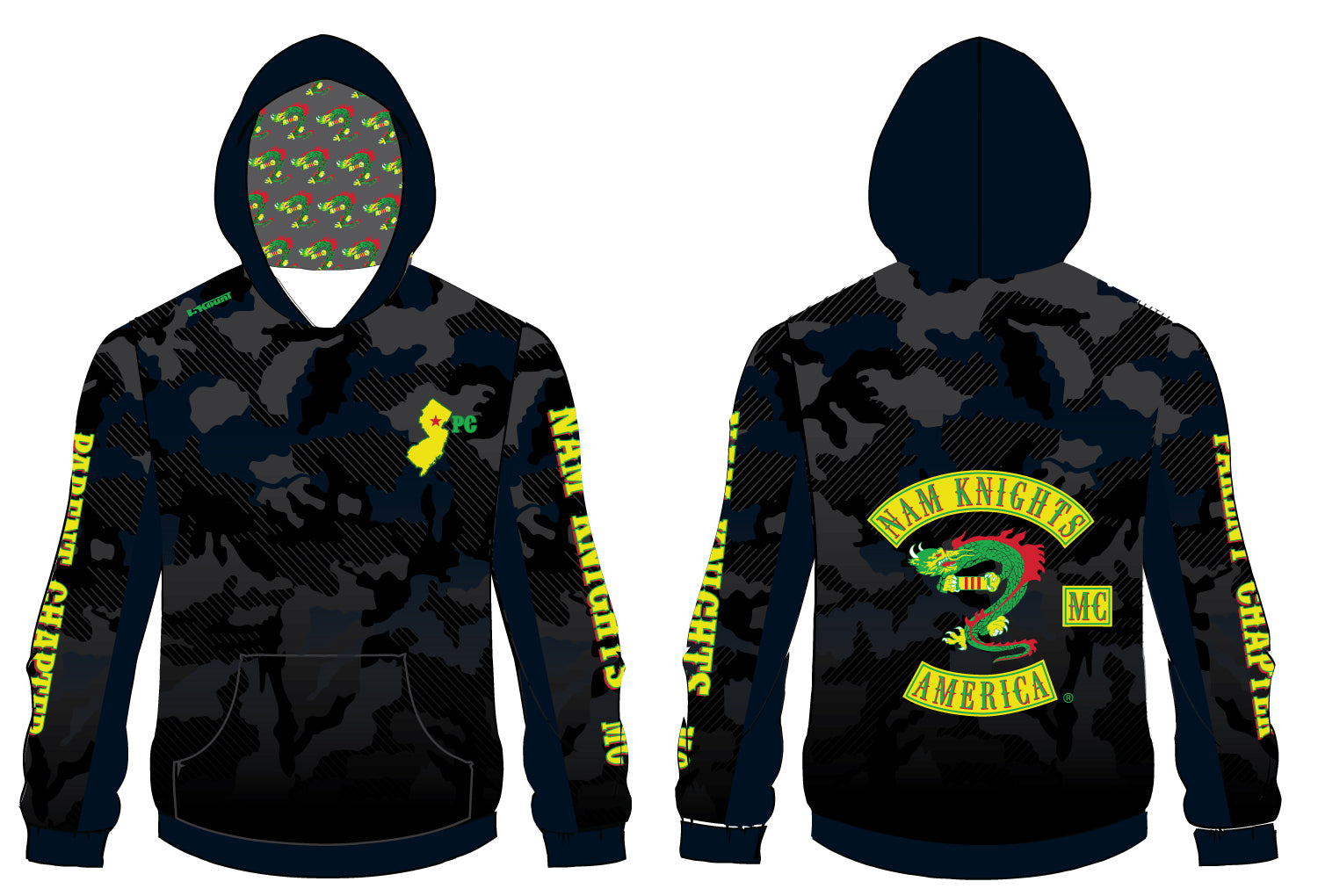 Nam Knights Sublimated Hoodie - Vietnam - 5KounT