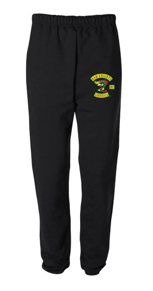 Nam Knights Cotton Sweatpants - Black - 5KounT2018