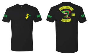 Nam Knights Cotton Crew Tee - Black - 5KounT
