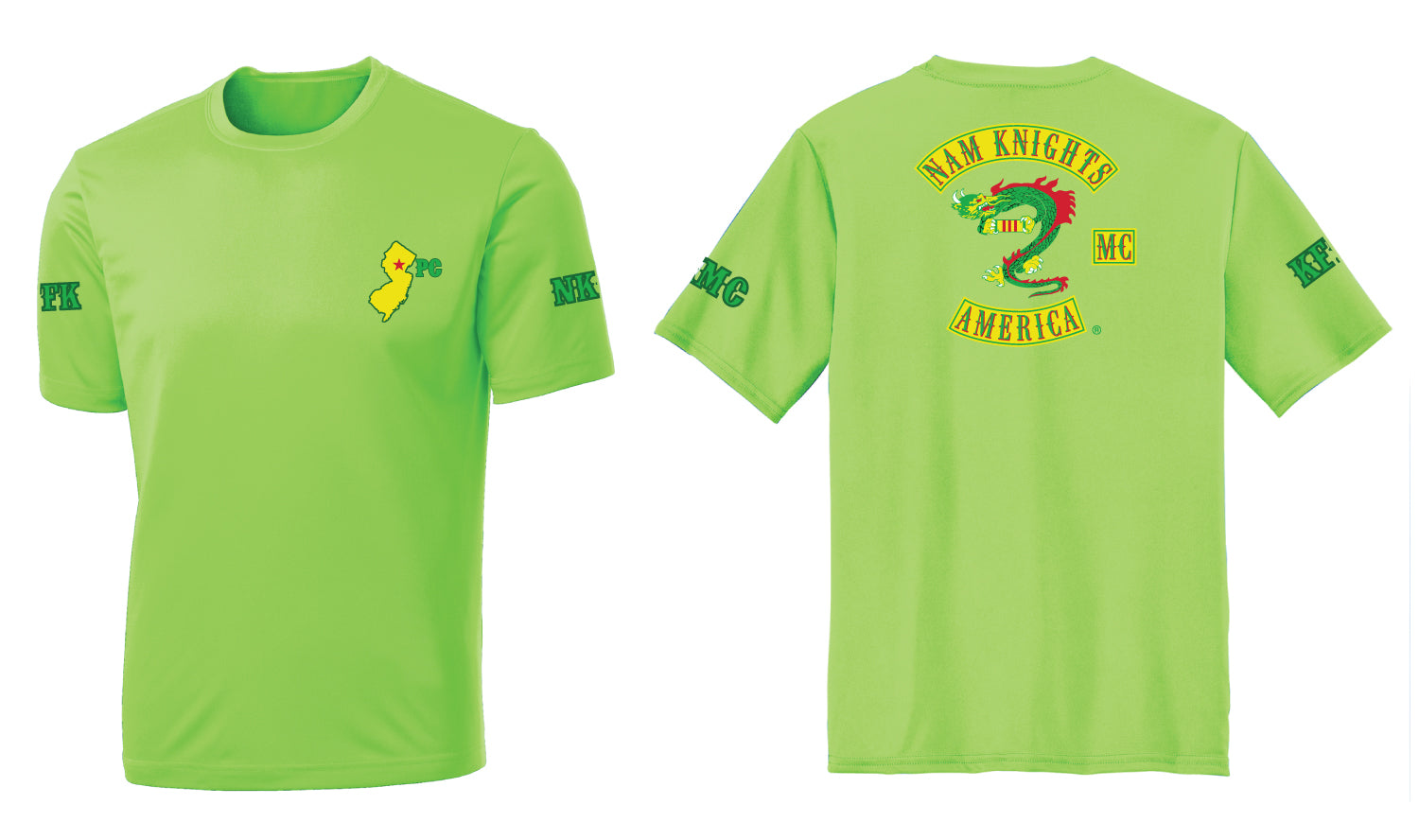 Nam Knights Dryfit Performance Tee Vietnam- Green - 5KounT
