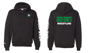 Upper Township Wrestling Cotton Hoodie - Black / Gray - 5KounT2018