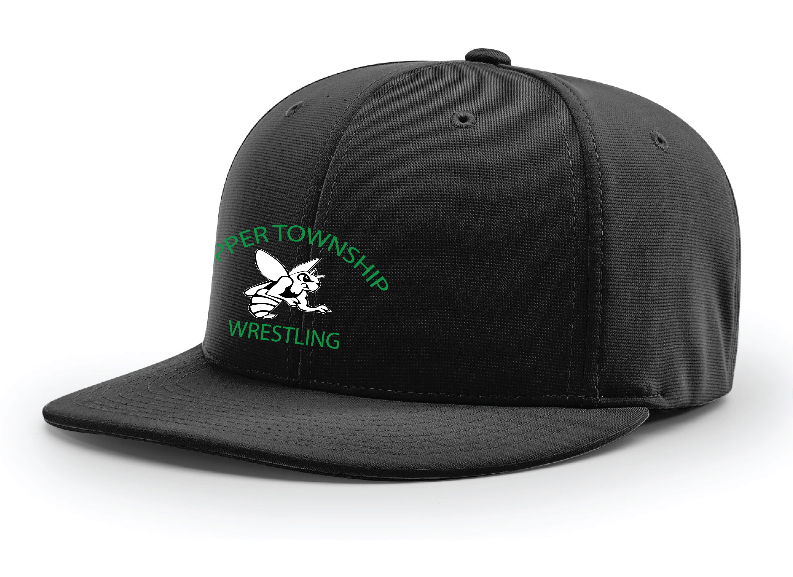 Upper Township Wrestling FlexFit Cap - Black - 5KounT2018