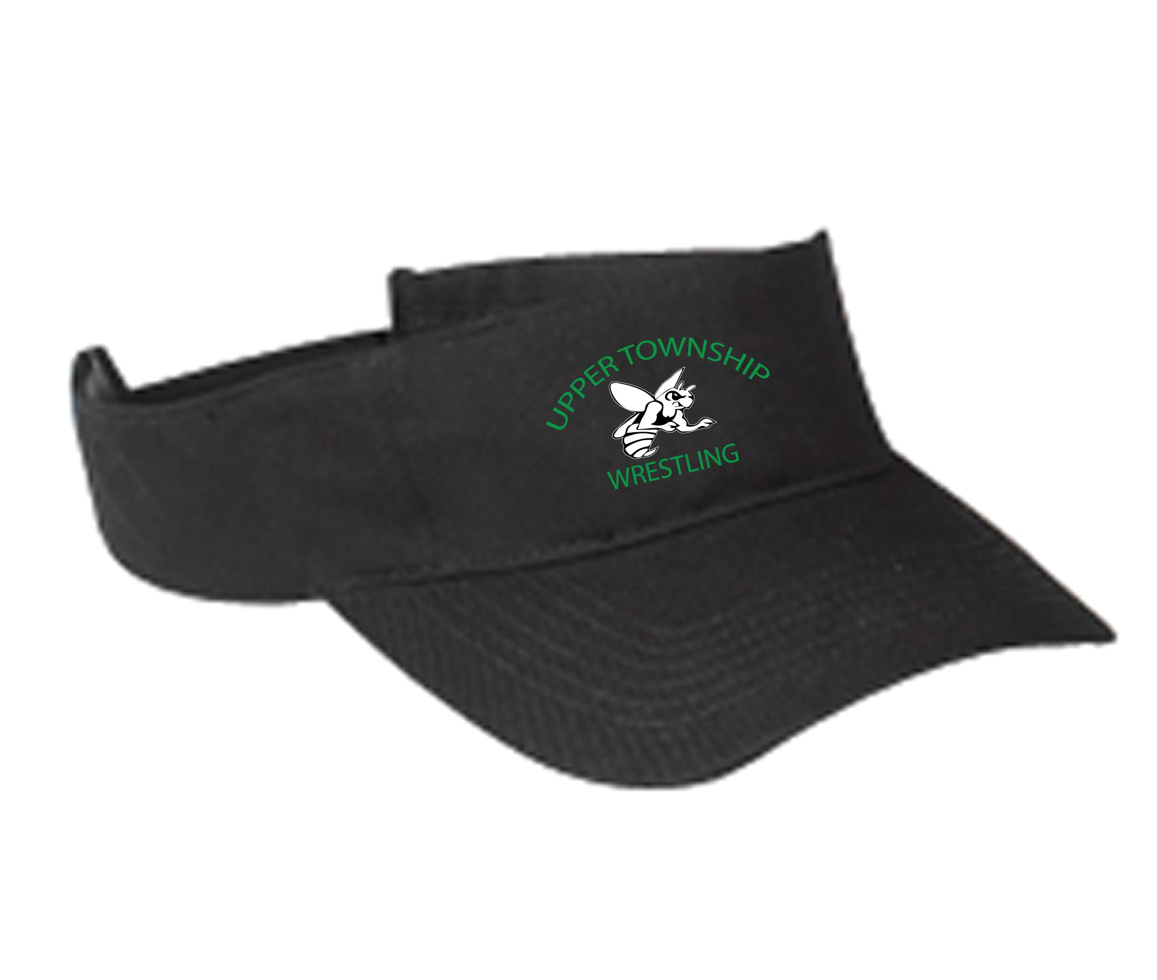 Upper Township Wrestling Visor Cap - Black - 5KounT2018